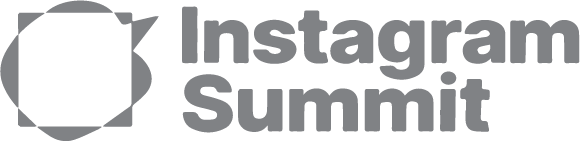Instagram Summit logo in gray